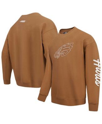 Pro Standard - Men's Jalen Hurts Brown Philadelphia Eagles Pullover Crewneck Sweatshirt