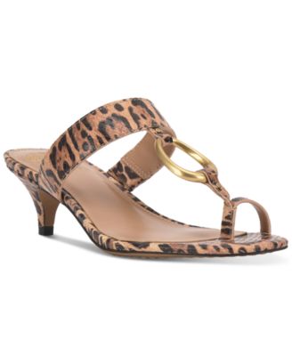Vince Camuto - Women's Kimena Toe-Loop Kitten-Heel Sandals
