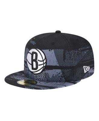 New Era - Men's Black Brooklyn Nets Tip-Off 59FIFTY Fitted Hat