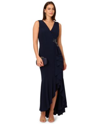 Adrianna Papell - Women's Sleeveless Knit Mermaid Dress