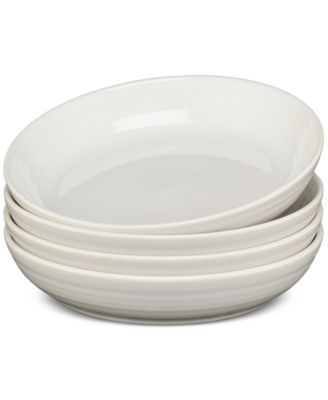 Fiesta - White Coupe Luncheon Bowls, Set of 4