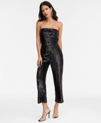 I.N.C. International Concepts - Women's Sequin Strapless Jumpsuit