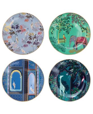 Portmeirion - Sara Miller India Cake Plates, Set of 4