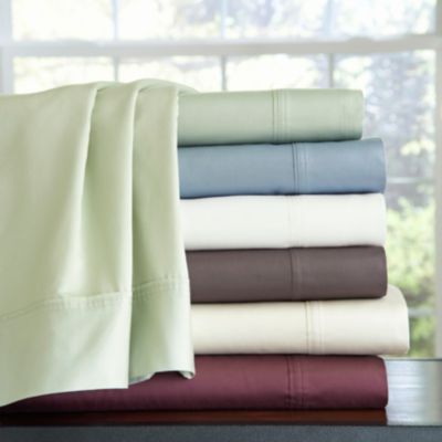 Pointehaven - 400 Thread Count Deep Fitted Sheet Set - California King