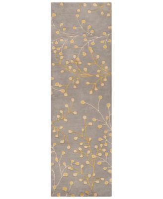 Livabliss - Athena ATH-5060 Taupe 3' x 12' Runner Area Rug