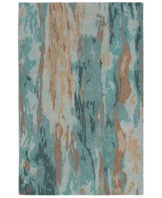 Liora Manne' - Corsica 9144 Waterfall Patina 3'6" x 5'6" Area Rug