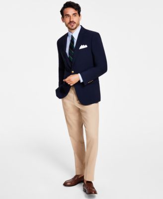 Brooks Brothers - Men's Classic-Fit Wool Stretch Blazer