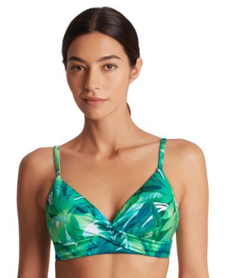 Lauren Ralph Lauren - Women's Printed Twist-Front Bikini Top