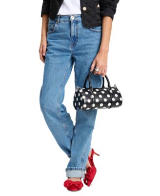 kate spade new york - Spade Icon Small Leather Barrel Bag