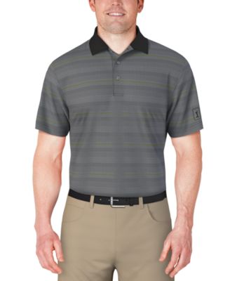 PGA TOUR - Men's Short Sleeve Birdseye Jacquard Polo Shirt