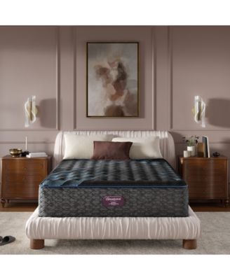 Beautyrest - World Class Level Four 15" Medium Tight Top Mattress Set - Full