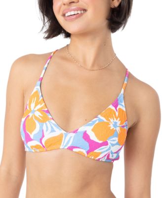 Roxy - Juniors' Topanga Canyon Athletic Triangle Bikini Top