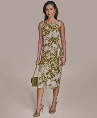 Donna Karan New York - Women's Printed Sleeveless Dress