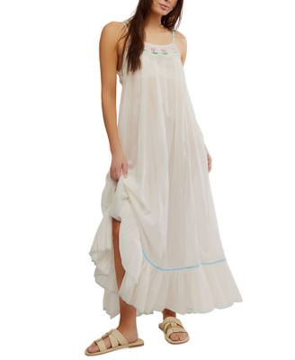 Free People - Women's Tip Toeing Tulip Cotton Midi Dress