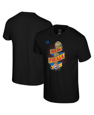 Stadium Essentials - Men's and Women's Black Oklahoma City Thunder 2025 NBA Finals Clutch T-Shirt