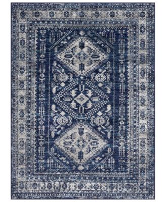 Livabliss - Monte Carlo MNC-2315 Navy 3'11" x 5'7" Area Rug
