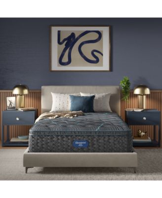 Beautyrest - Level Two 14.75" Plush Pillow Top Mattress Set - Queen