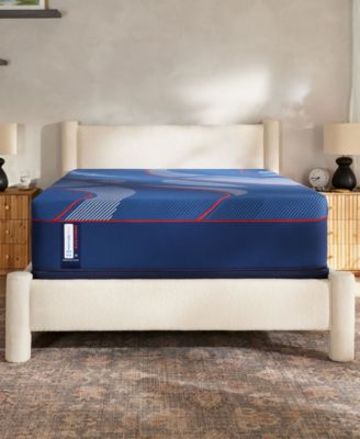 Sealy - Posturepedic Elite Brenham II 14" Firm Hybrid Tight Top Mattress Set - Queen Split