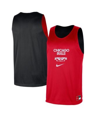 Nike - Men's Red/Black Chicago Bulls&nbsp;Courtside Reversible Mesh Practice jersey
