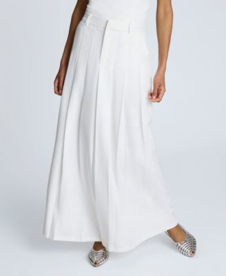 Kenneth Cole - Women's Fly-Front Pleated Maxi Skirt