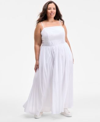 On 34th - Trendy Plus Size Square-Neck Maxi Dress