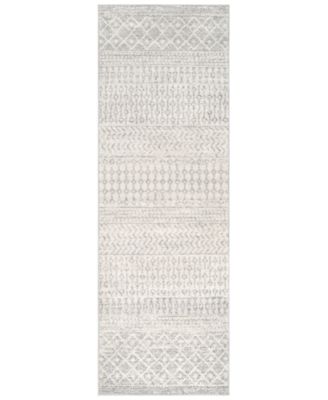 Livabliss - Elaziz ELZ-2308 Light Gray 2'7" x 7'6" Runner Area Rug