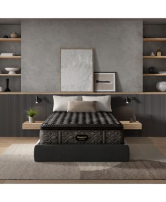 Beautyrest - Black Series One 14.75" Medium Pillowtop Mattress Set - Full
