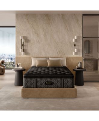 Beautyrest - Black Series Three 16.75" Plush Pillowtop Mattress Set - Queen Split