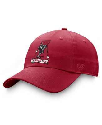 Top of the World - Men's Crimson Alabama Crimson Tide Staple Alternate Logo Adjustable Hat