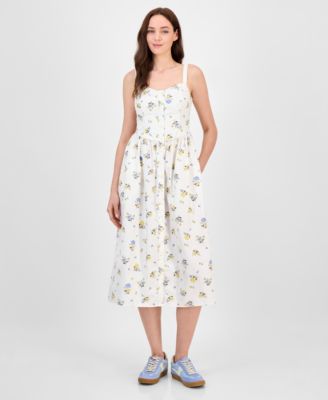 Levi's - Women's Cotton Adore Sweetheart-Neck Midi Dress