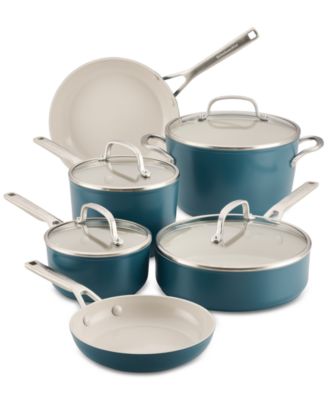 KitchenAid - 10- Pc. Hard-Anodized Ceramic Induction Cookware Set