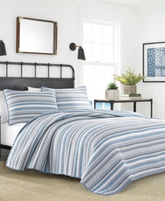 Nautica - Jettison Grey Quilt Set, Twin