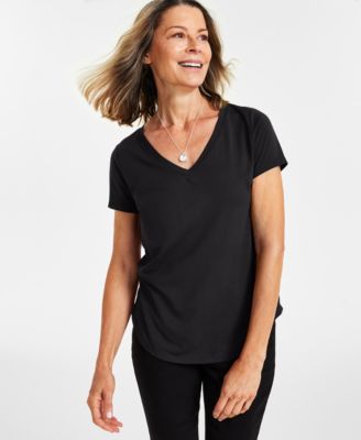 Style & Co - Women's Perfect V-Neck T-Shirt, Created for Macy's