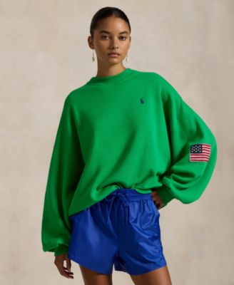 Polo Ralph Lauren - Women's Oversize Logo Fleece Crewneck