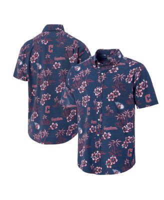 Reyn Spooner - Men's Navy Cleveland Guardians Kekai Button-Down Shirt