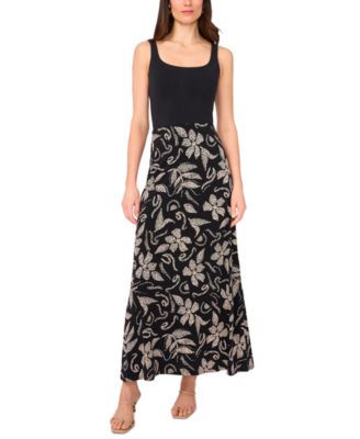 Vince Camuto - Women's Printed Pull-On Maxi Skirt