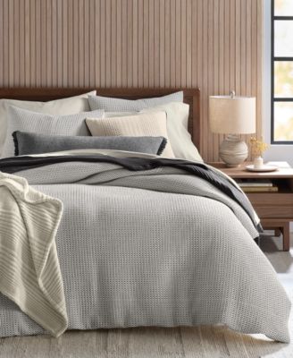 Oake - Texture Stripe 3-Pc. Comforter Set, King