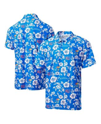 Reyn Spooner - Men's Royal Kansas Jayhawks Performance Polo Shirt
