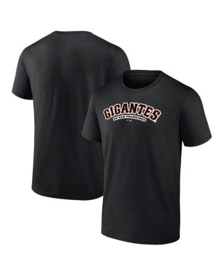 Fanatics Mto Label - Men's Black San Francisco Giants Spanish Logo T-Shirt
