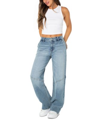 Celebrity Pink - Juniors' Slouchy Skater Wide-Leg Jeans