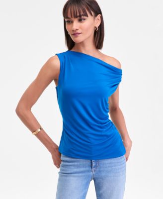 I.N.C. International Concepts - Women's Ruched Sleeveless Twist Top