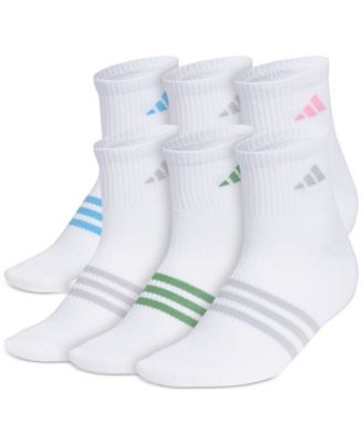 adidas - Women's 6-Pk. Superlite 3.0 Quarter Socks