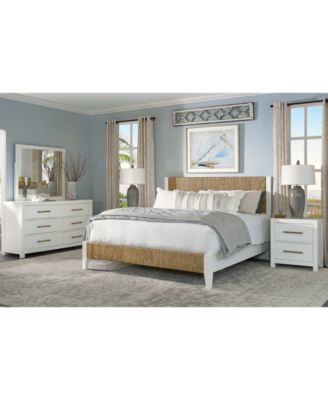 Furniture - Catriona 3pc Bedroom Set (King Woven Bed, Dresser, 2-Drawer Nightstand)