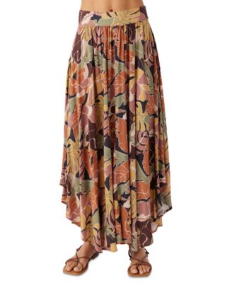 O'Neill - Juniors' Marnie Siren Abstract Print Maxi Skirt