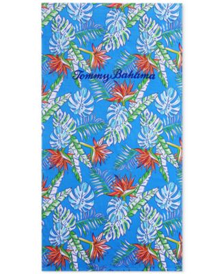 Tommy Bahama Home - Bahama Palms Cotton Oversized Beach Towel, 72" x 36"