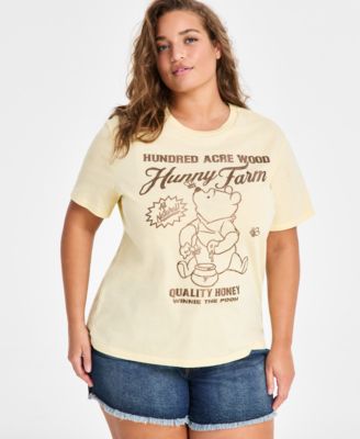 Hybrid - Trendy Plus Size Winnie The Pooh Graphic T-Shirt