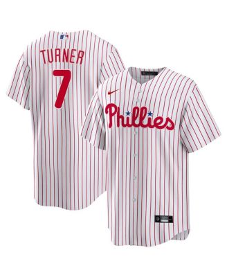 Nike - Big Boys and Girls Trea Turner White Philadelphia Phillies Alternate Replica Player Jersey