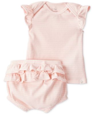 Carter's - Baby Girls Organic Cotton 2-Pc. Top & Shorts Knit Set
