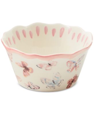 MacKenzie-Childs - Butterfly Hill Printed Stoneware Bowl