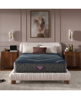 Beautyrest - World Class Level Four 13.5" Hybrid Firm Tight Top Mattress Set - Queen Split